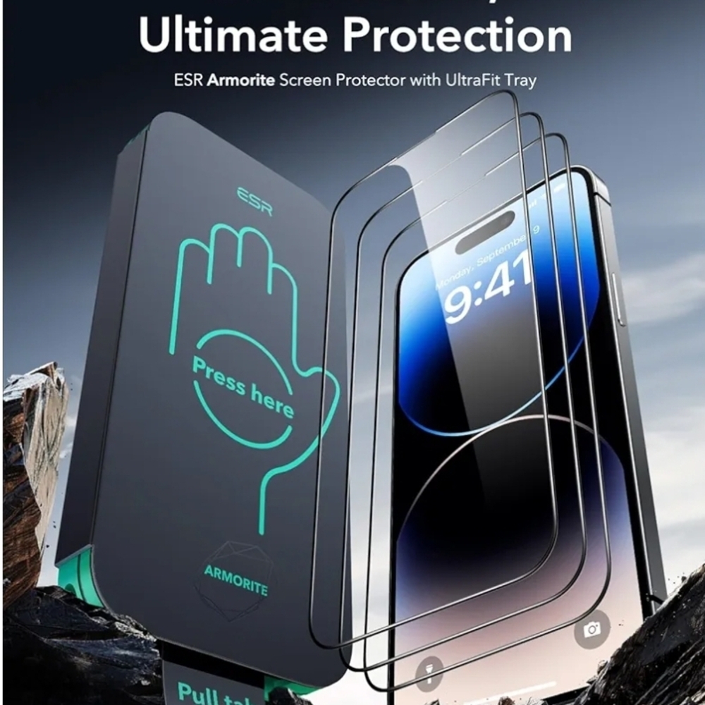 Black Screen Protector with Ultimate Protection